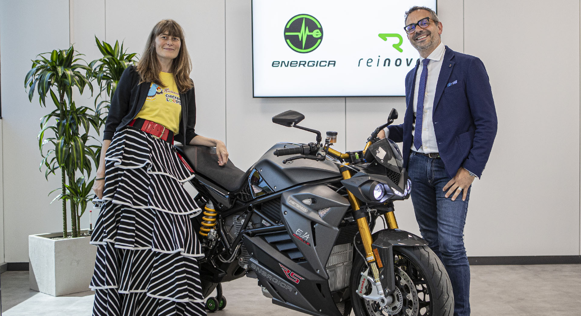 Nuova partnership tecnologica tra Energica Motor Company S.p.A. e Reinova